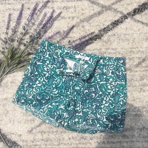 Loft Paisley Chino Shorts